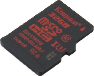   Kingston (SDCA3/32GBSP) microSDHC Memory Card 32Gb UHS-I U3