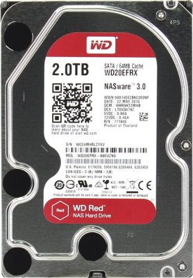  HDD 2 Tb SATA 6Gb/s Western Digital NAS (WDBMMA0020HNC-ERSN) 3.5" 64Mb (RTL)