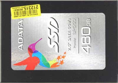  SSD 480 Gb SATA 6Gb/s ADATA Premier SP550 (ASP550SS3-480GM-C) 2.5" TLC