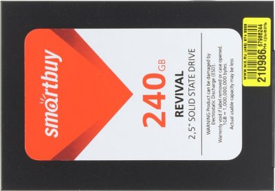  SSD 240 Gb SATA 6Gb/s SmartBuy Revival (SB240GB-RVVL-25SAT3) 2.5" TLC