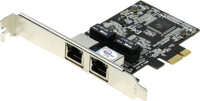   STLab N-381 (RTL) PCI-Ex1 Dual Port Gigabit LAN Card