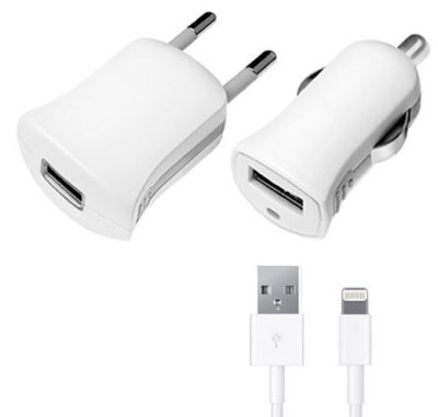 Deppa 11150  +   , USB, 1A,  8-pin  Apple, 