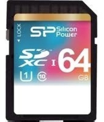   Silicon Power SDXC Class 10 SD 64Gb Superior UHS-I U1 (85/40 Mb/s)