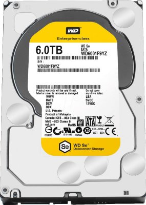   HDD 6000Gb SATA-III WD Se [WD6001F9YZ, 7200rpm, 128Mb]