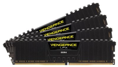   DDR4 16Gb 2133MHz PC-17000 Corsair Vengeance LPX (CMK16GX4M4A2133C15) (4x4Gb KIT)