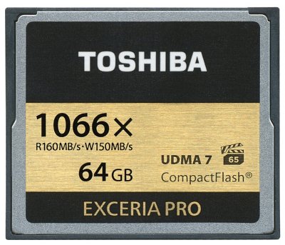   Compact Flash Card Toshiba Exceria Pro 64Gb (CF-064GSG)