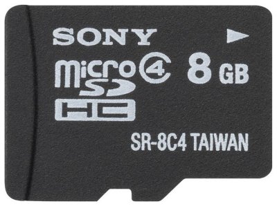   MicroSD 8Gb Sony (SR-8A4) Class 4 microSDHC + 