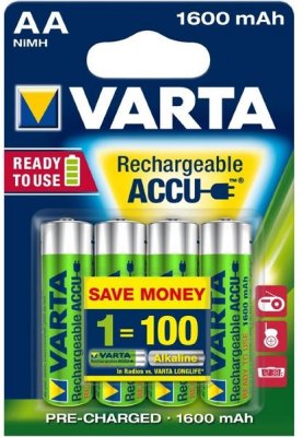  Varta (AA, 1600mAh, 4 )