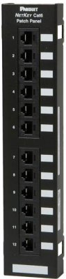 Panduit NK6PPG12WY Netkey -, 12  RJ-45(8P8C),  6