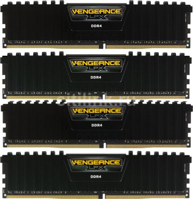  DDR4 4x4Gb 2133MHz Corsair CMK16GX4M4A2133C15 RTL PC4-17000 CL15 DIMM 288-pin 1.2 