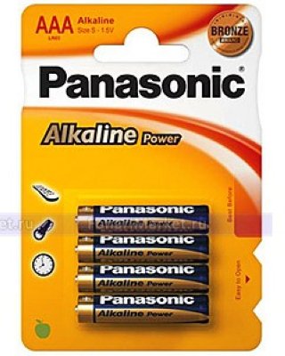  Panasonic ALKALINE POWER LR03, AAA (4 /)