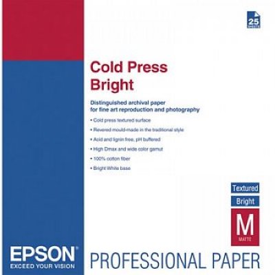  Epson Fine Art Paper Hot Press Bright A3+ C13S042330