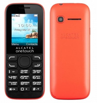   Alcatel 1052D Black/Deep Red