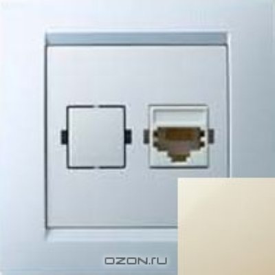 Simon .  RJ-45, Ivory (C0036786)