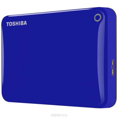 Toshiba Canvio Connect II 3TB, Light Blue    (HDTC830EL3CA)