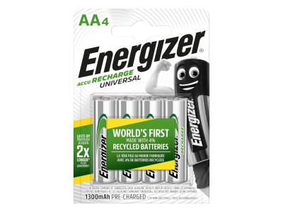  Energizer "Recharge Universal",  AA, 1300 mAh, 4 