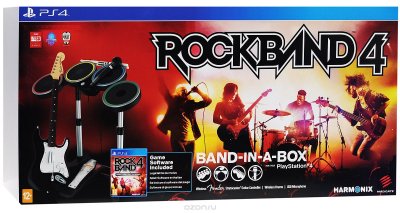   Sony PS4 Mad Catz Rock Band 4 Band in a Box Bundle