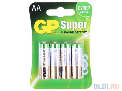  GP 15A 4 . Super Alkaline (AA) GP15A-2CR4