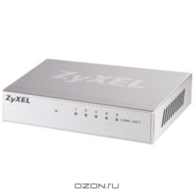  ZyXEL (GS-105B V2) Gigabit Switch ( 5UTP 10/100Mbps/1000Mbps)