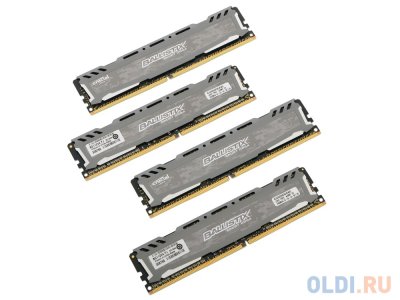  DDR4 4x4Gb 2400MHz Crucial BLS4C4G4D240FSB RTL PC4-19200 CL16 DIMM 288-pin 1.2  kit