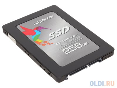   SSD 2.5" 256 Gb ADATA SP600 SATA III (JMicron, R480/W250MB/s, 7mm) (ASP600S