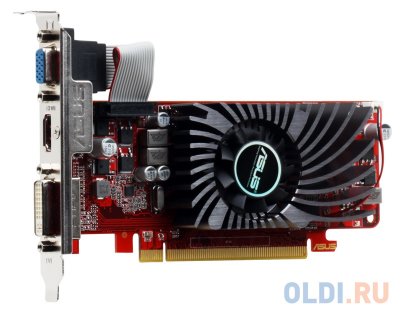  1Gb (PCI-E) ASUS EAH6570 DI (HD6570, GDDR3, 128 bit, VGA, DVI, HDMI, Low Profile, Retail)