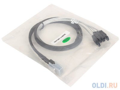  SAS SFF8087 - 4*SATA (), 85cm (MSCB87-4-085M)  SFF-8087  - 4*SATA(7pin