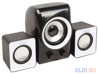  Dialog Colibri AC-202UP Black-White 2.1, 11W RMS,  USB