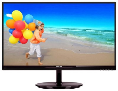  23" Philips 234E5QHSB/00(01) gl.Black AH-IPS, WLED, 1920x1080, 6ms, 250 cd/m2, 1000:1 (DCR 2