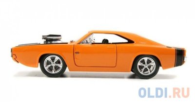  Jada Toys 1970 Dodge Charger-Blown Engine-KMC Wheel 1:24