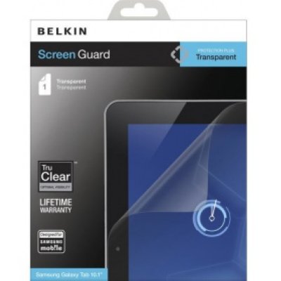 Belkin F8N705cw Clear Screen Overlay    Samsung Galaxy Tab 10.1, 