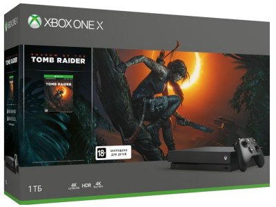   Microsoft Xbox One X 1  + Shadow of the Tomb Raider (CYV-00106)