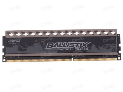  DDR3 4Gb (pc-12800) 1600MHz Crucial, Ballistix Tactical Tracer CL8, w/LED Orange/Blue (BLT4G3