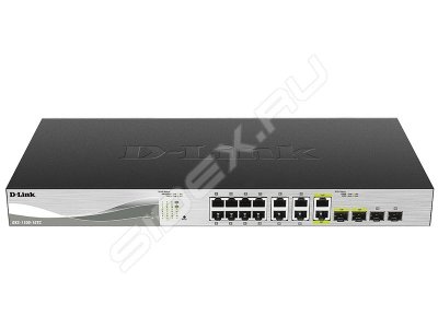 D-link DXS-1100-16TC/A1A   EasySmart  12  10GBase-T, 2  10GBas