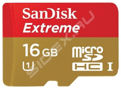   SanDisk Extreme MicroSDHC Class10 45MB/s 16Gb