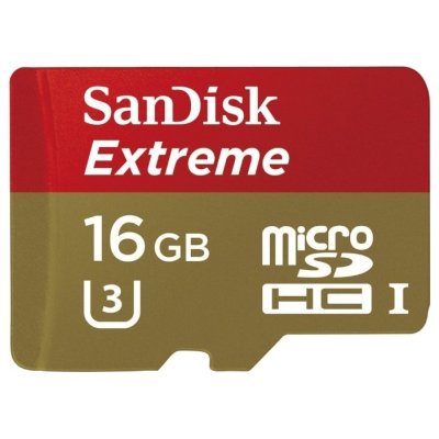   Sandisk Extreme microSDHC Class 10 UHS Class 3 60MB/s 16GB