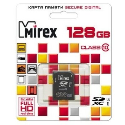   Mirex SDXC Class 10 UHS-I U1 128GB