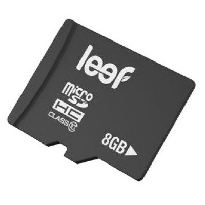   Leef microSDHC Class 10 8GB + SD adapter