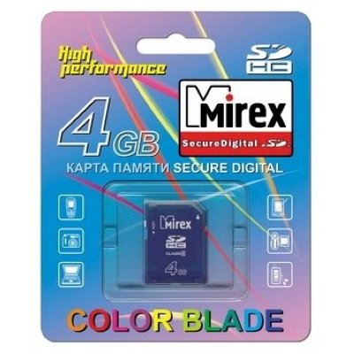   Mirex SDHC Class 4 4GB