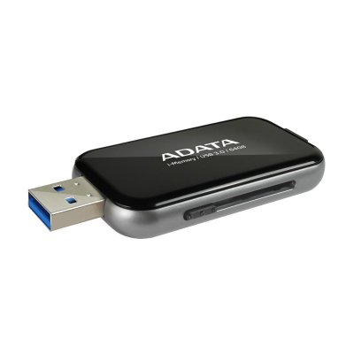  USB Flash Drive 64Gb - A-Data i-Memory Elite UE710 Black AUE710-64G-CBK