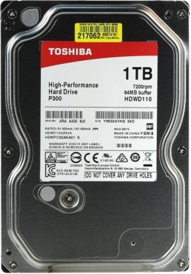   Desktop P300 3.5" HDD SATA-III 1000Gb, 7200rpm, 64MB buffer