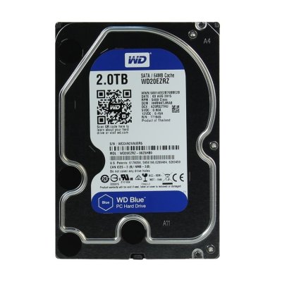  Western Digital SATA-III 2Tb Blue (5400rpm) 64Mb 3.5"