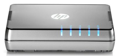  HP J9791A 1405-5 Switch v2 (Unmanaged, 5*10/100, QoS, desktop)