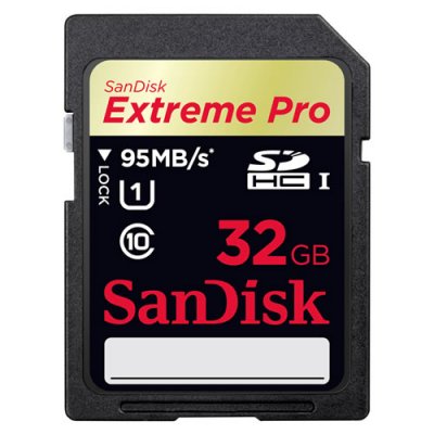   SDHC UHS-I 32GB SanDisk Class 10 Extreme Pro 95 mb/s (SDSDXPA-032G-X46)