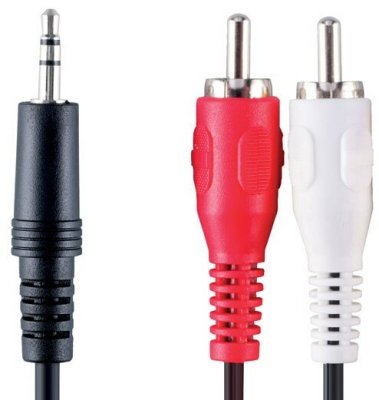  Bandridge VAL3402 Jack 3.5(m)-2RCA(m) 2m