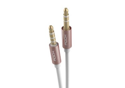   ROCK AUX 3.5mm Audio Cable RAU0513 Rose Gold