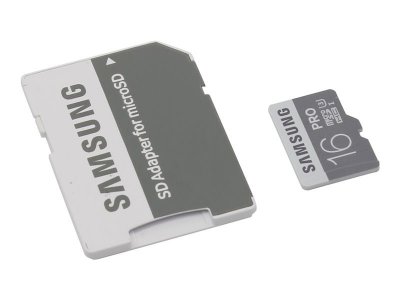   16Gb - Samsung - Micro Secure Digital HC PRO Class 10 UHS-I MB-MG16EA/R  