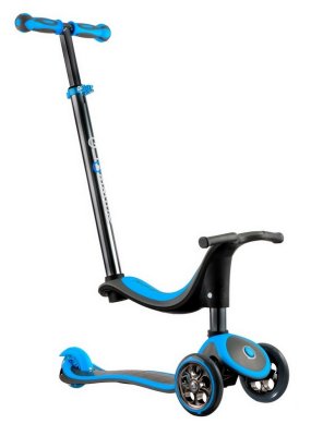  Y-SCOO RT Globber My free Seat 4 in 1 Titanium Neon Blue