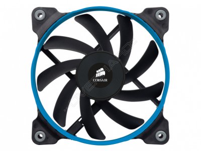  Corsair Air Series AF120 Performance Edition High Airflow 120mm Fan , black with blue, re