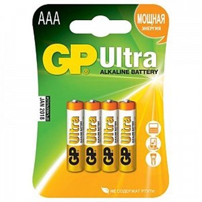   GP Ultra Alkaline 24AU-2CR4 (LR03 AAA)  4